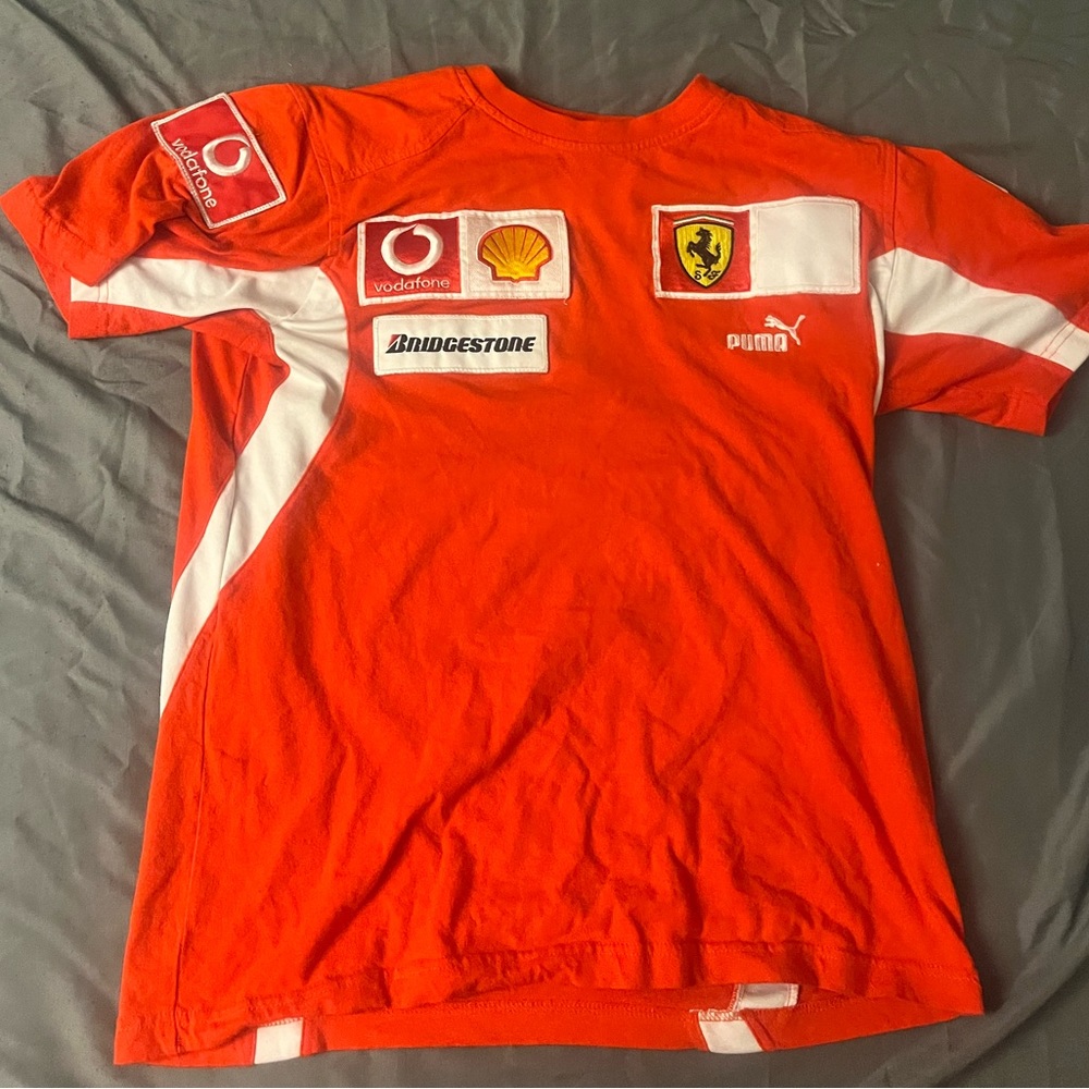 Small patchworks puma racing shirt